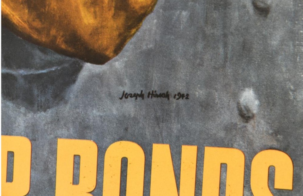 WWII BUY WAR BONDS POSTER