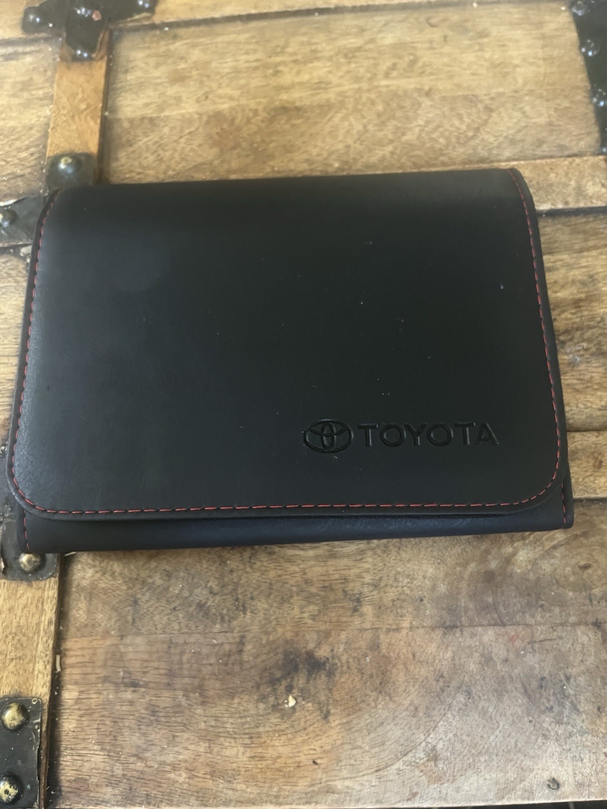 Toyota Leather Owners Manual Case - OEM Case Only - Fits All Years & Models