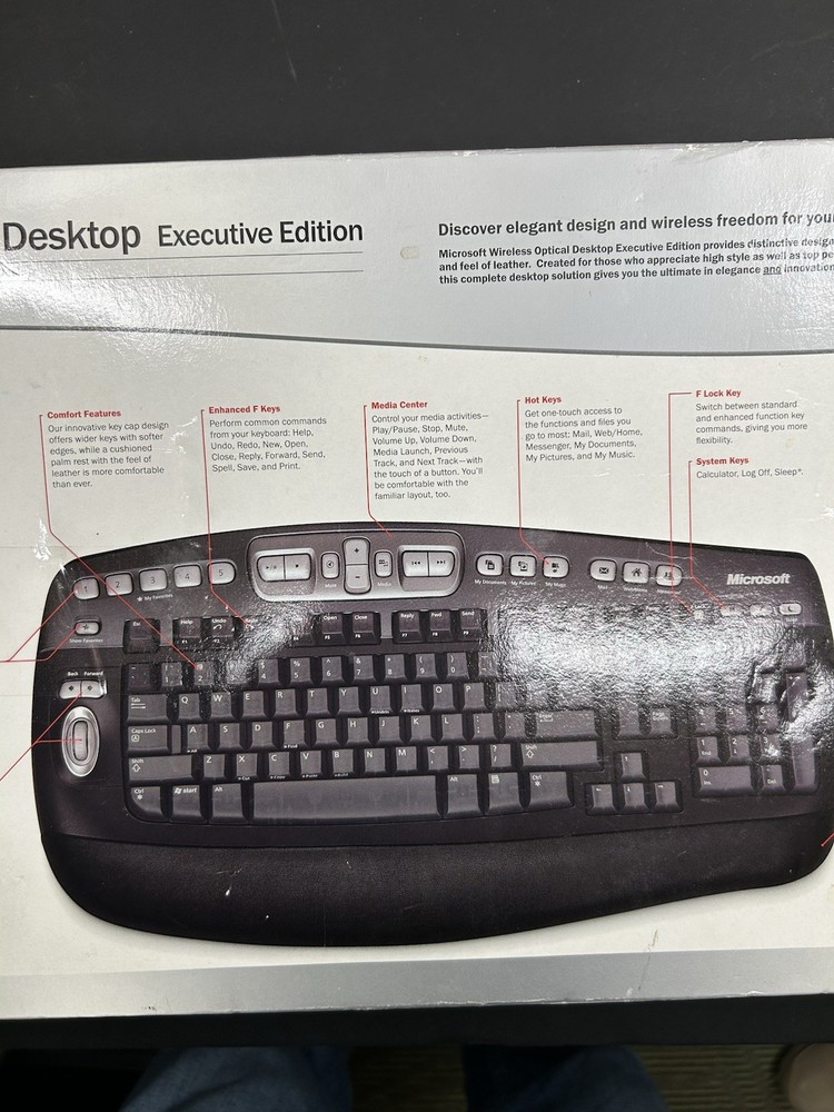 Microsoft Wireless Desktop Elite Keyboard And Mouse Combo