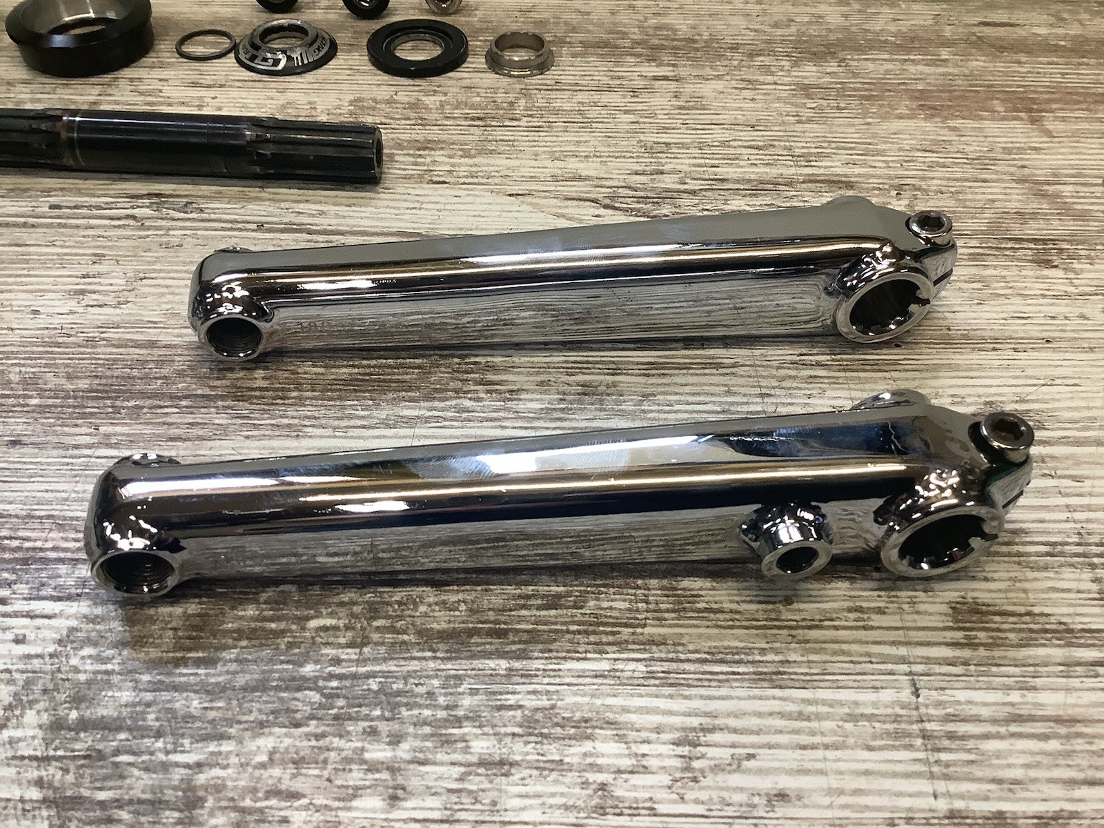 Gt Racing Chromoly Crank Set 180mm Mid School Race Dyno