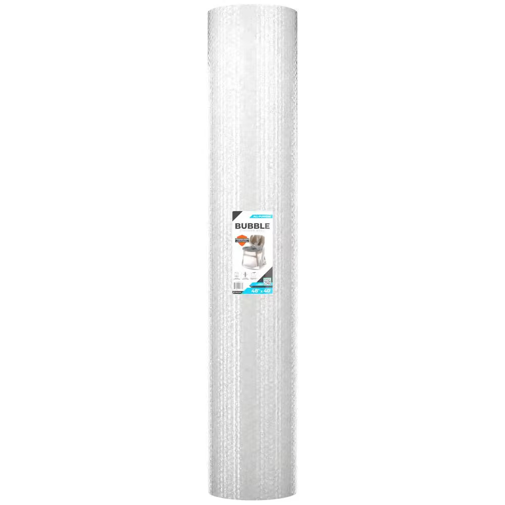 48 In. X 40 Ft. Clear Bubble Cushion (2-Pack)