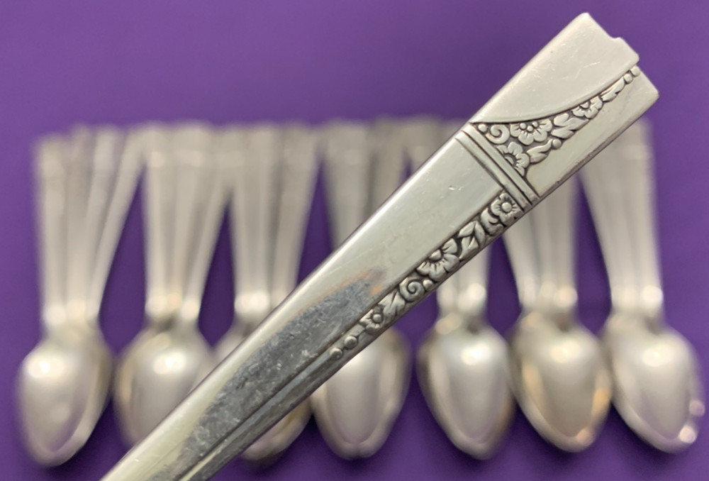 28 Pcs CAPRICE Silverplated 1937 TEASPOONS  by Nobility Plate No Monogram