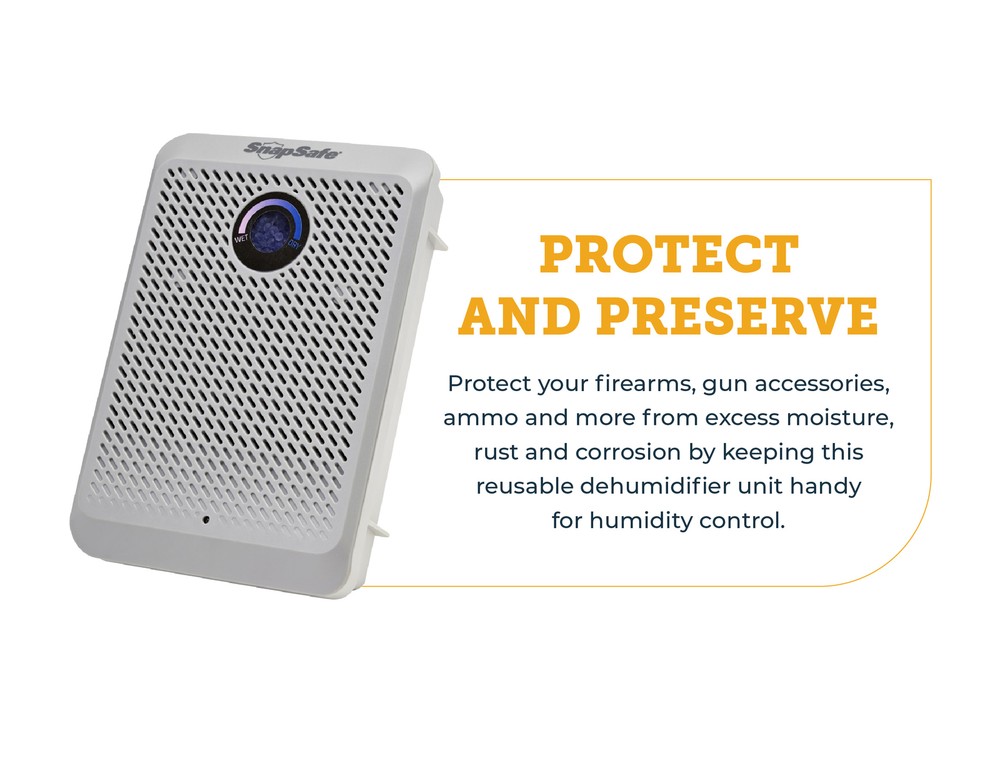 SnapSafe Rechargable Gun Safe Dehumidifier - 110 Volt - Medium