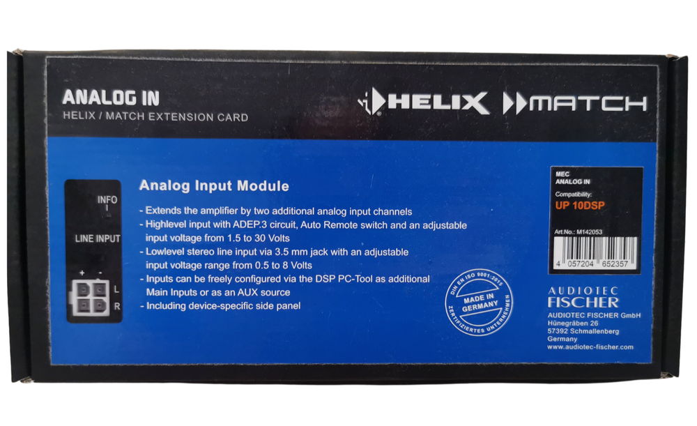 MATCH MEC ANALONG INPUT MODULE FOR MATCH UP10 DSP NEW