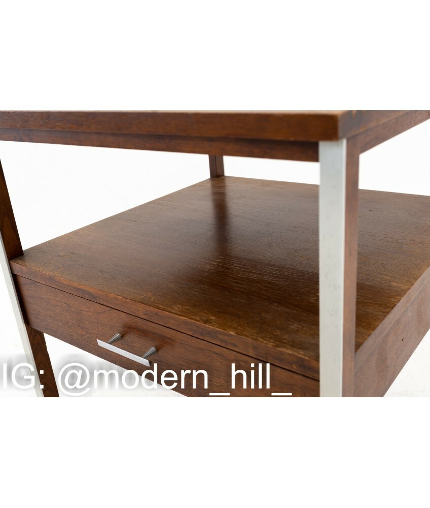 Paul McCobb for Calvin Linear Mid Century Side End Table