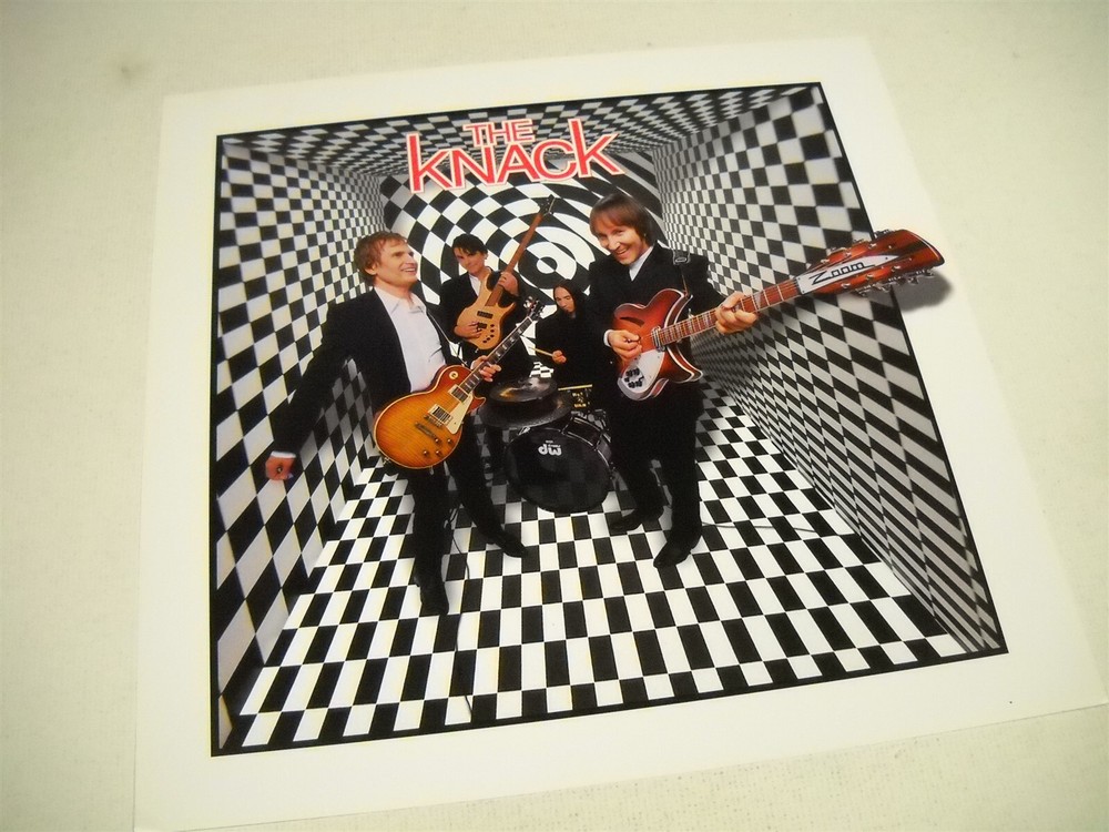 The KNACK 2-sided PROMO DECORATOR FLAT from ZOOM mint condition