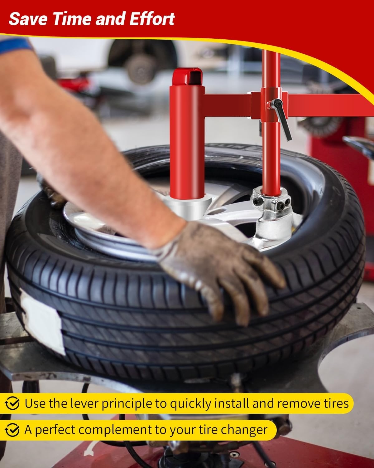 Manual Tire Changer Duck Head Kit with Silver Cone