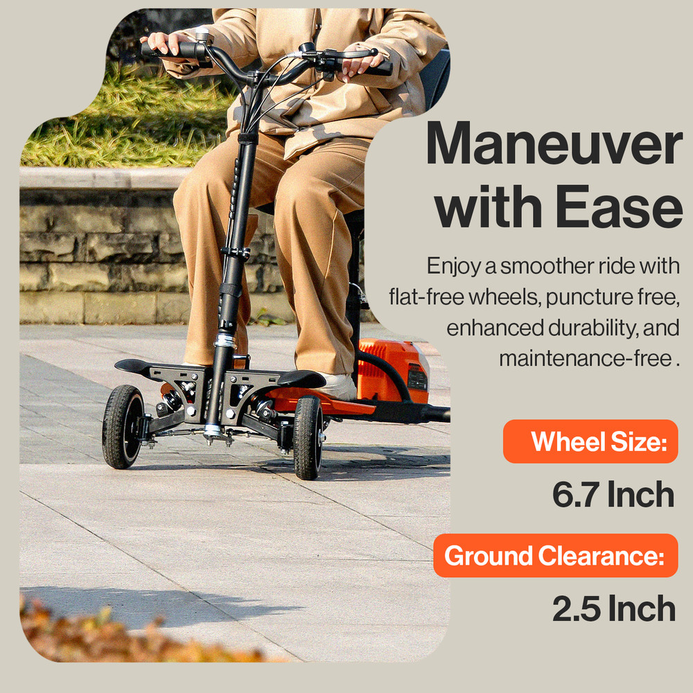 SuperHandy 4 Wheel Mobility Scooter – Lightweight