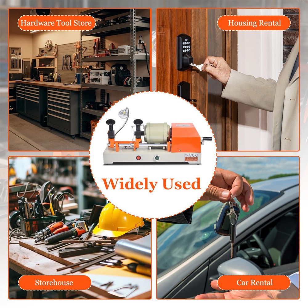  Multifunction Key Cutting duplicating Machine Cutter Car Key Copier Locksmith