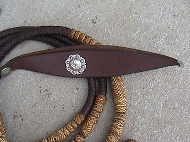 GORGEOUS VINTAGE KANGAROO & RAWHIDE WESTERN ROMEL ROMAL REINS BRIDLE HEADSTALL