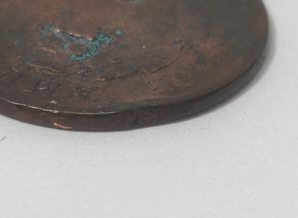 1826 LARGE CENT COUNTERSTAMPED