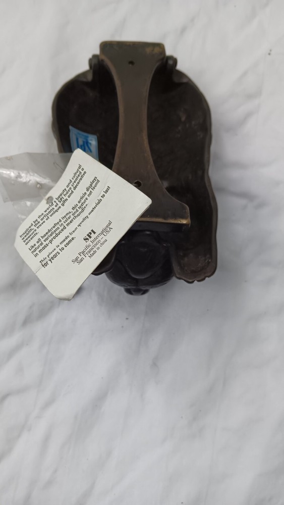 NWT Solid Brass CAT Door Knocker, 6.5" long, Perfect for Cat Lovers!!
