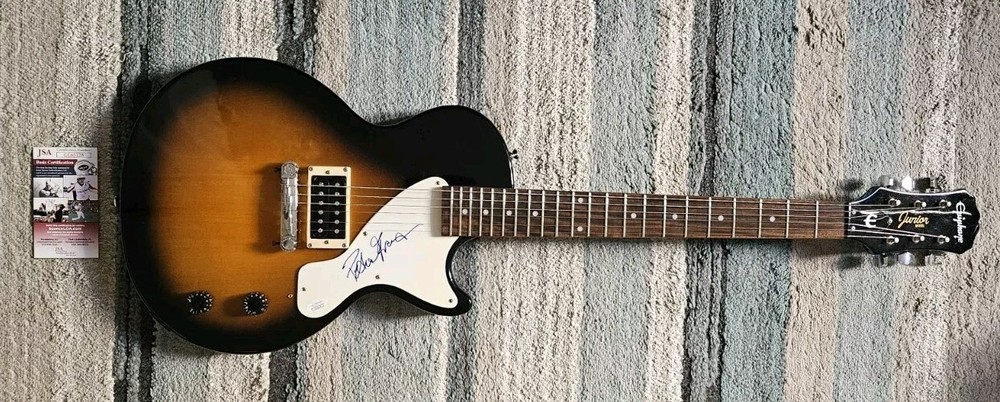PETER FRAMPTON SIGNED FULL SIZE ELECTRIC GUITAR CERTIFIED WITH JSA COA psa bas
