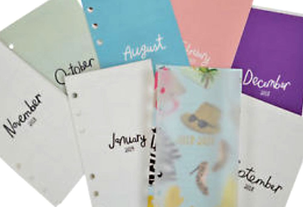 NEW Kate Spade 2018-2019 Large Personal Planner Organizer Inserts