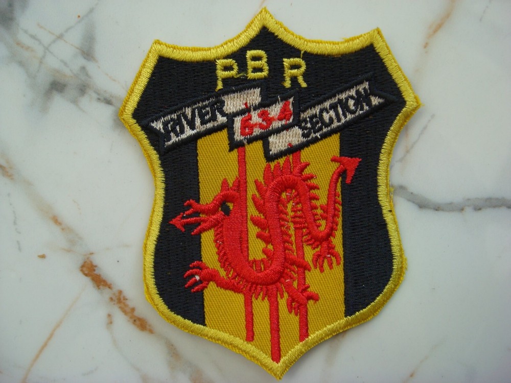 US NAVY PBR RIVER SECTION 534 , VIETNAM WAR PATCH