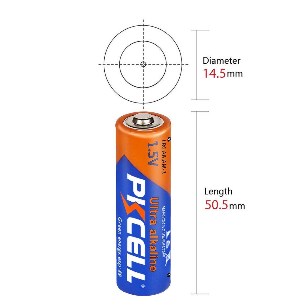 4-60Pcs AA Batteries LR6 E91 AM3 MX1500 1.5V Alkaline for Remote Controller