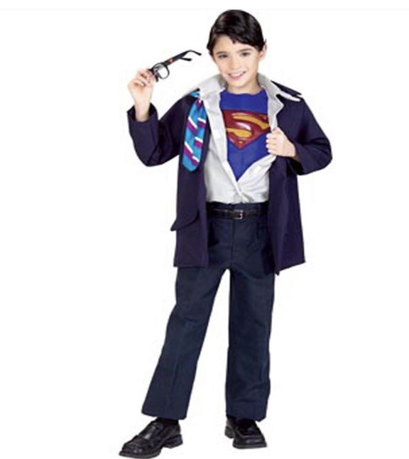 Clark Kent /Superman costume chils size medium