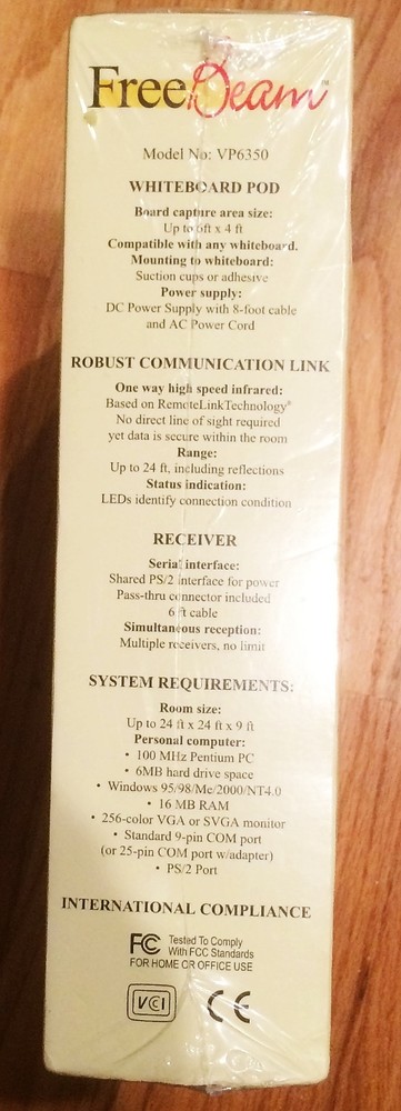 NIP Interlink Wireless Free Beam Whiteboard Pod VP6350