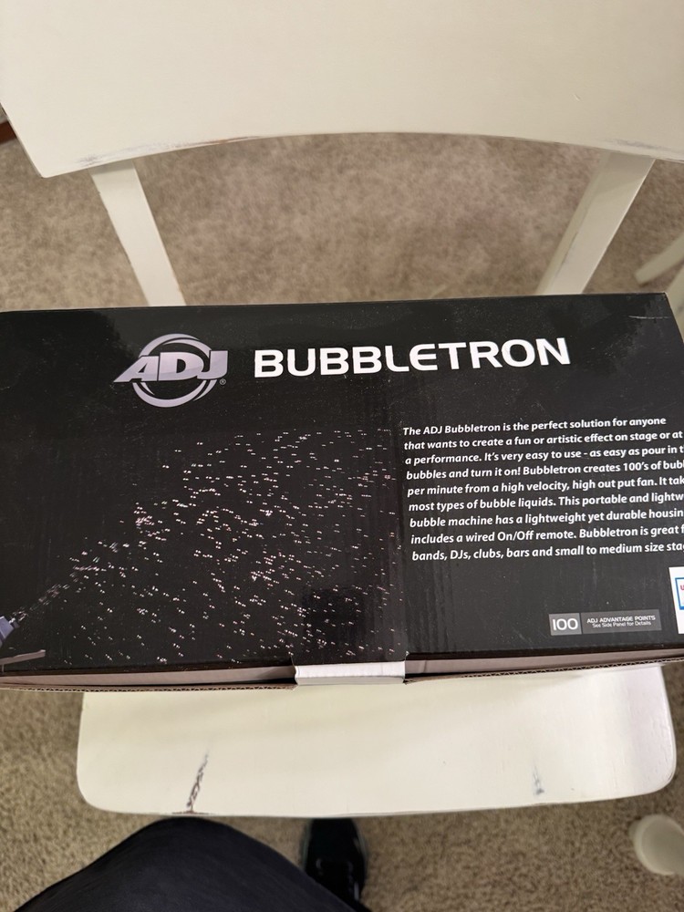 American DJ Bubbletron | High-Output Portable Bubble Machine