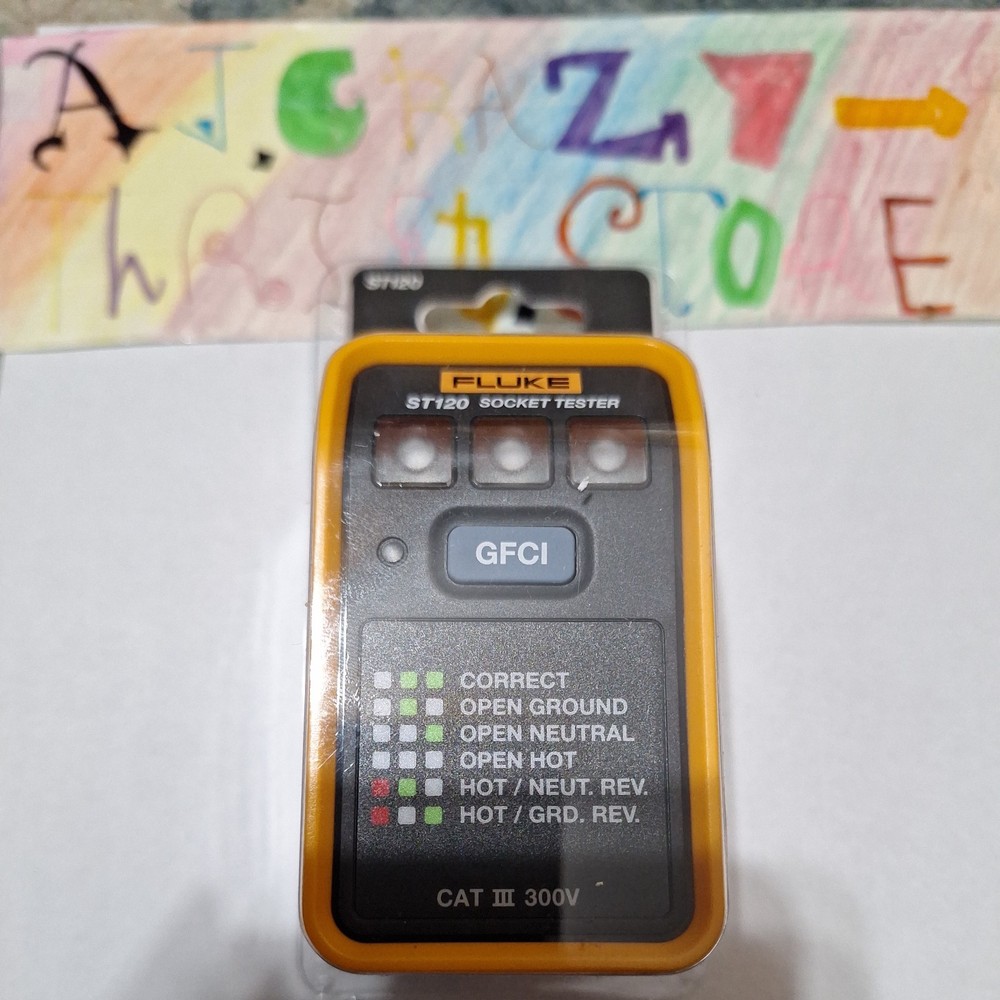 Fluke ST120 GFCI Socket Tester Without Beeper