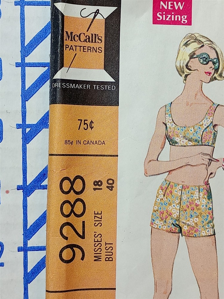 MCCALLS 9288 SEWING PATTERN SIZE 18