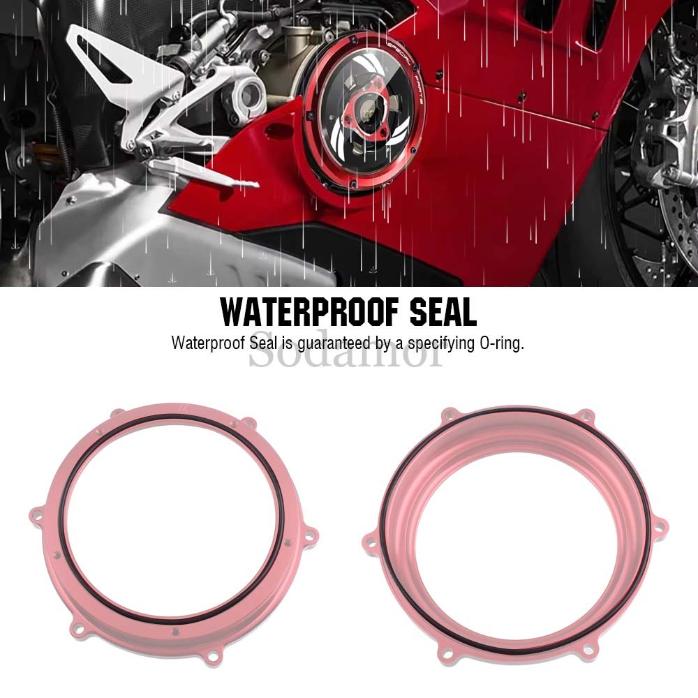 For DUCATI SUPERBIKE PANIGALE V4 2018-2024 Clear Clutch Cover Engine Protector