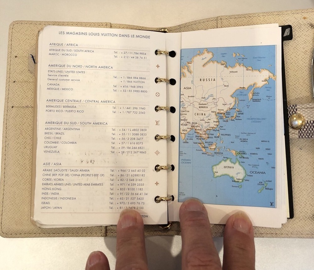 Louis Vuitton Small Blue Damier Agenda