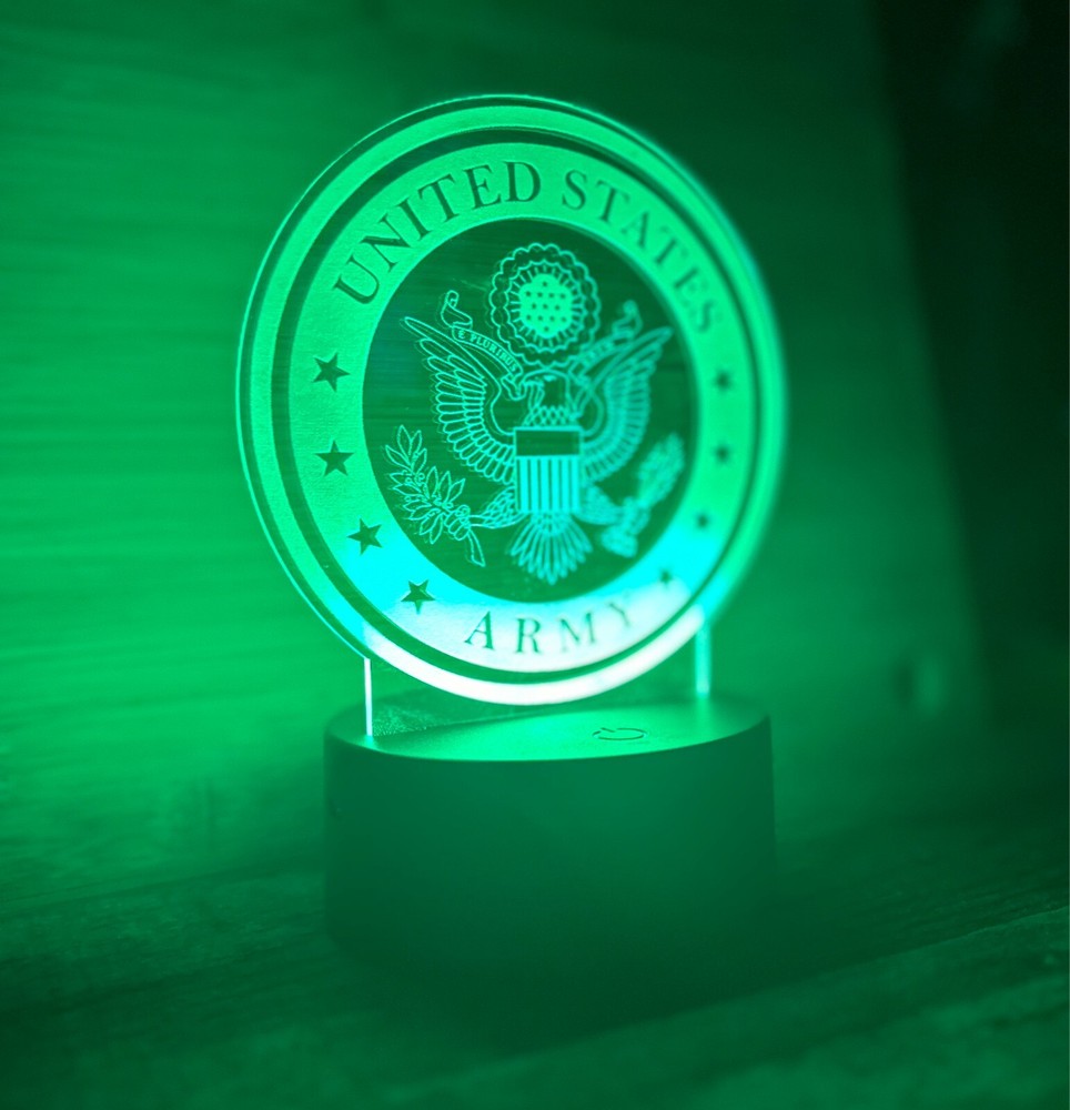 US Army Acrylic Night Light
