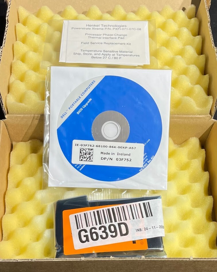 Dell / Intel Celeron M 570 @ 2.267GHz Mobile Processor / SLA2C / X627G