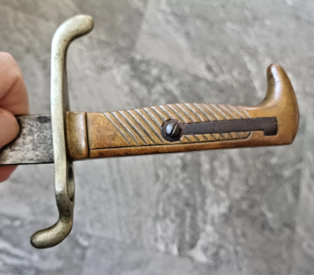 WWI Imperial German Dress Bayonet M1871 Style WKC Solingen Etched Unit Marked