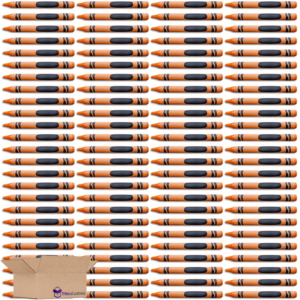 Orange Crayon Bulk Value Pack | 100 Count