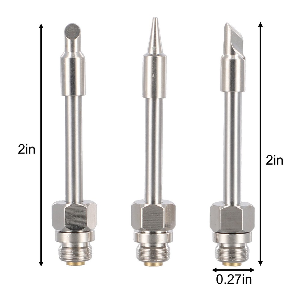 Easy To Use 510 Interface Soldering Tips 3PCS Soldering Iron Tips M7 Thread Size
