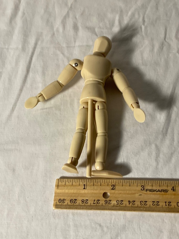 Art model Plastic Human Articulated 5 3/4”