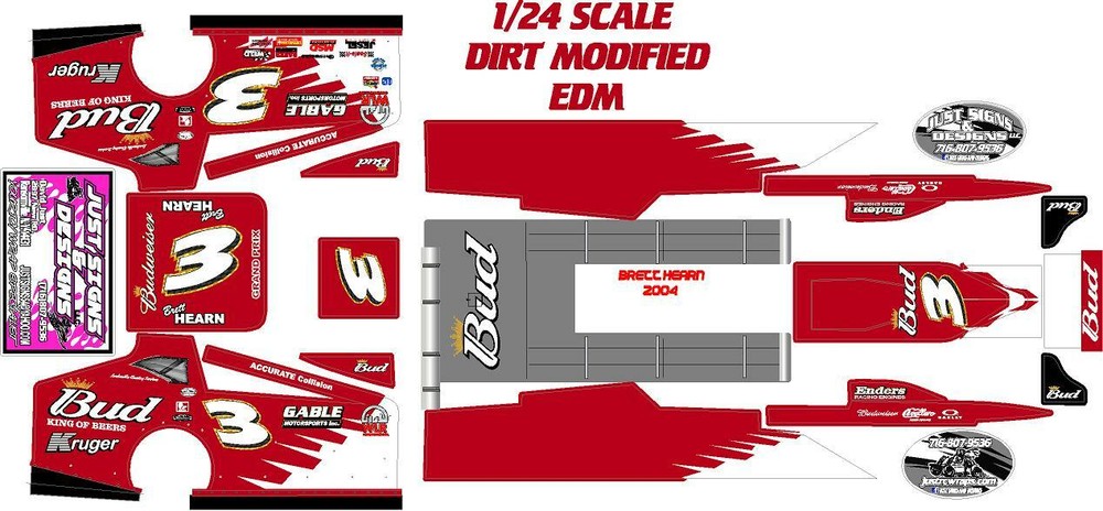 EDM MUDBOSS DIRT MODIFIED 1X24 SCALE doug hoffman 60 over THEME WRAP