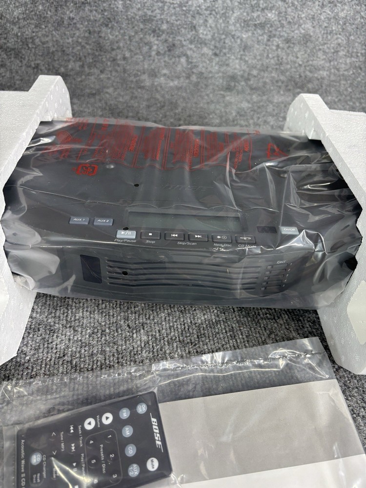 BOSE Acoustic Wave II 5 Multi-Disc Changer Graphite New Open Box