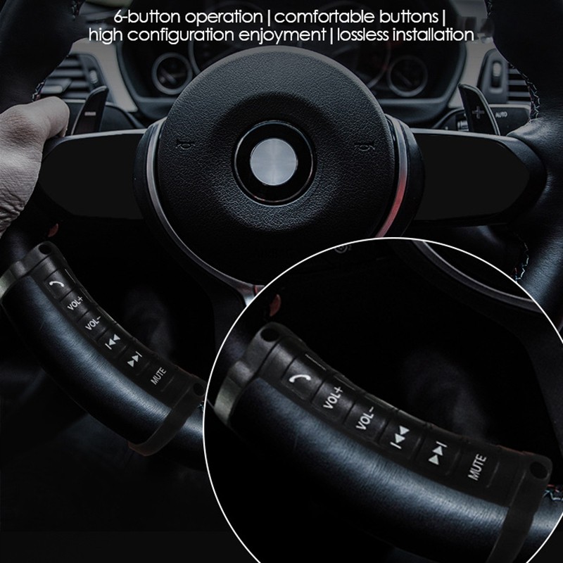 Universal Car Steering Wheel Remote Control Button Multi-Function 8465