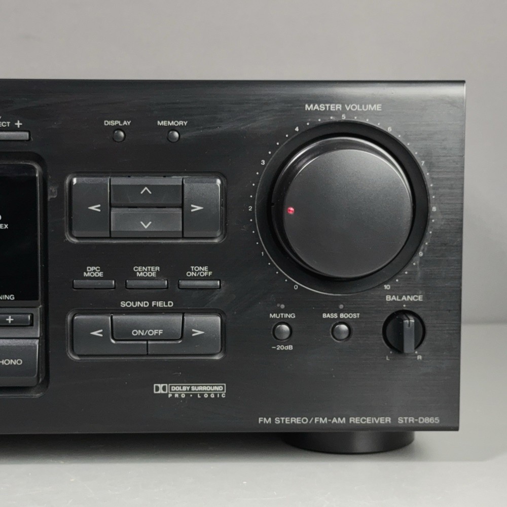 Sony STR-D865 Receiver Dolby Pro Logic Stereo & Remote Bundle
