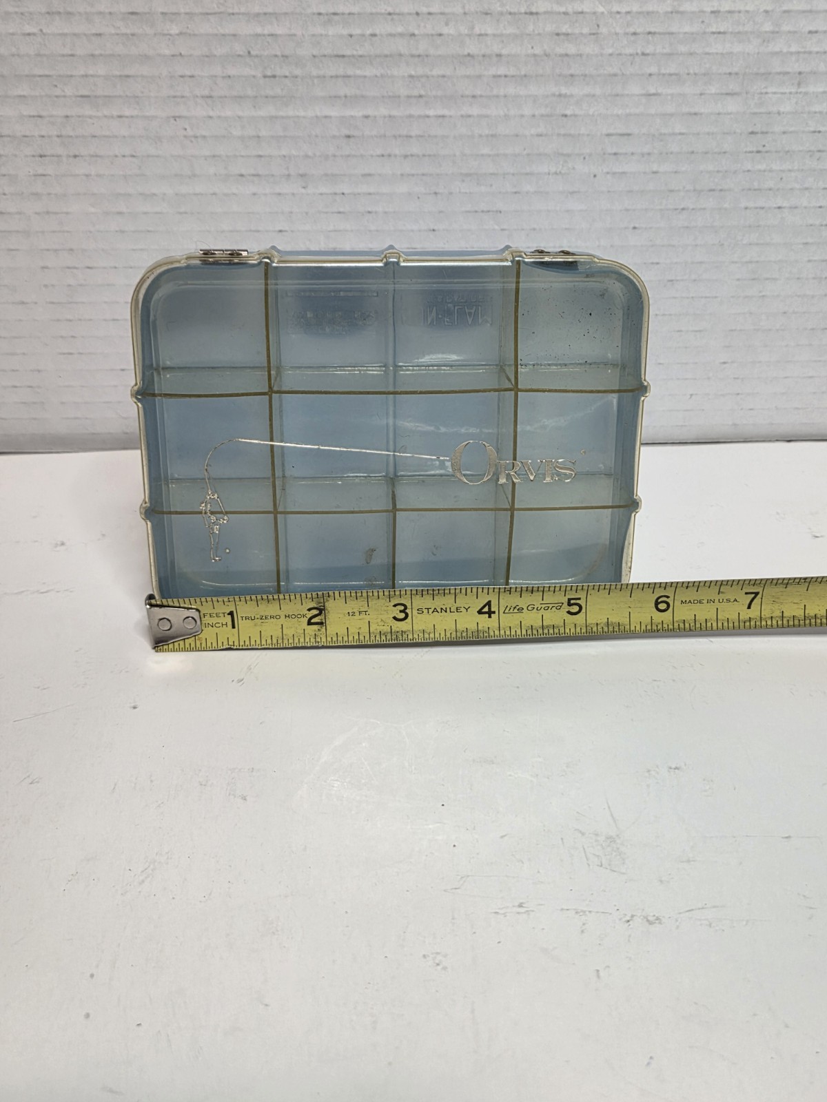 Vintage Orvis Bill Dewitt Plastic Multi Tray Fly Box Fly Fishing