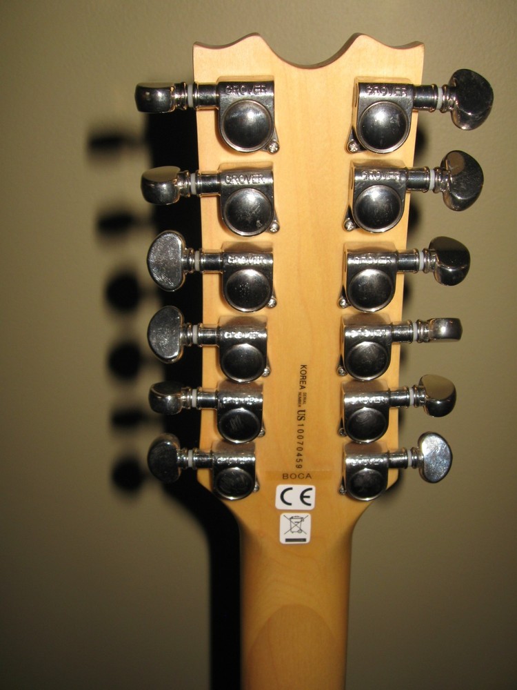 DEAN BOCCA 12 STRING ELETRIC GUITAR & HARDSHELL CASE