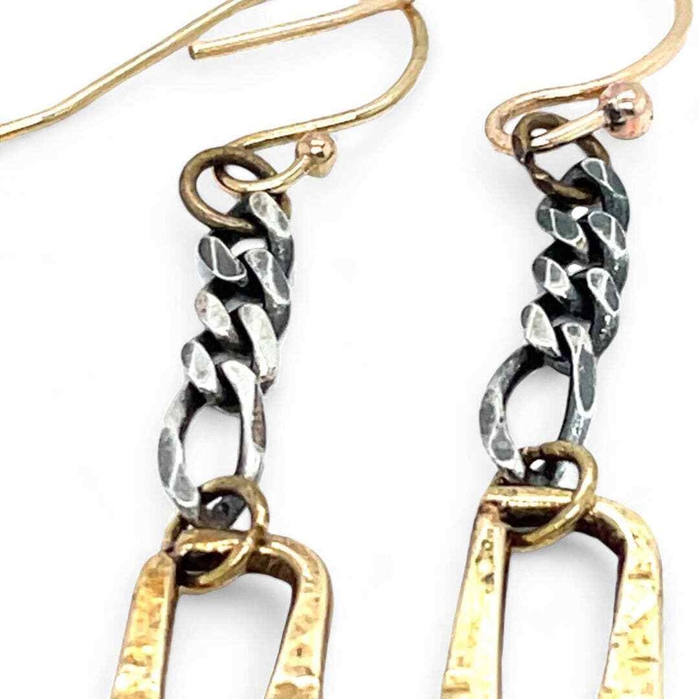 Rectangle Chain Earrings E82576