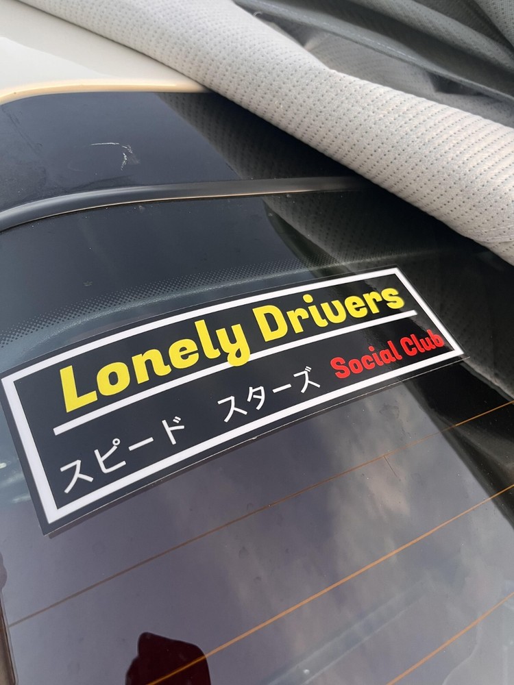 Initial D lonely Drivers Sticker