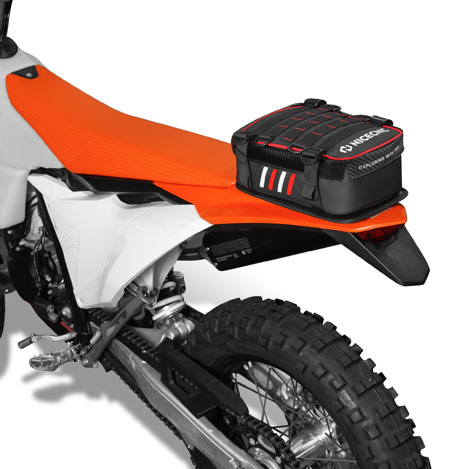Universal Rear Fender Storage Tool Bag For Honda XR CR CRF XL 250 400 600 650 R