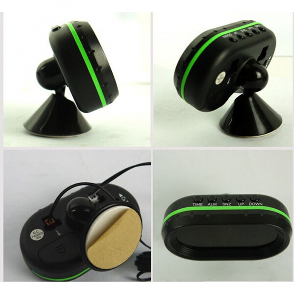 Auto Electronic Car Thermometer Voltmeter Temperature Clock LED Digital Display