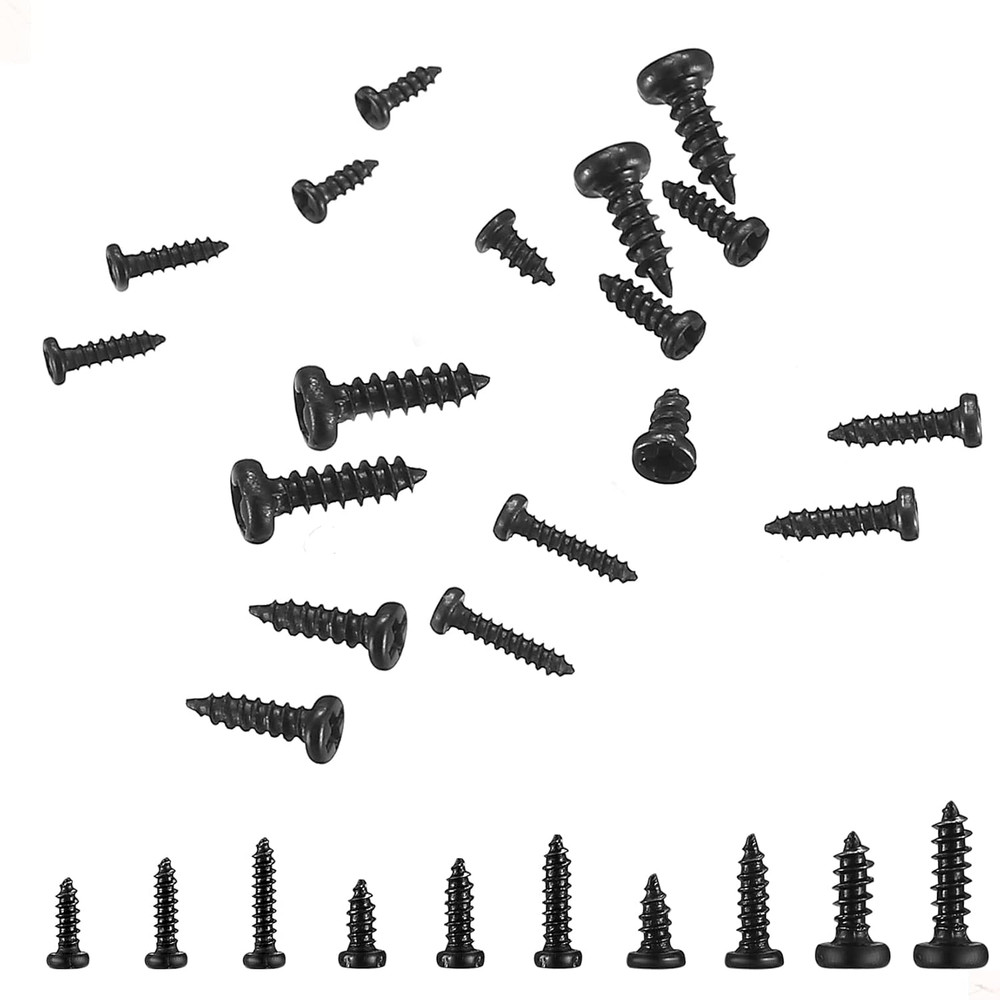 1000 Pcs Small Pan Head Screws Assortment Kit, Micro Tiny Electronic Self-Tappin