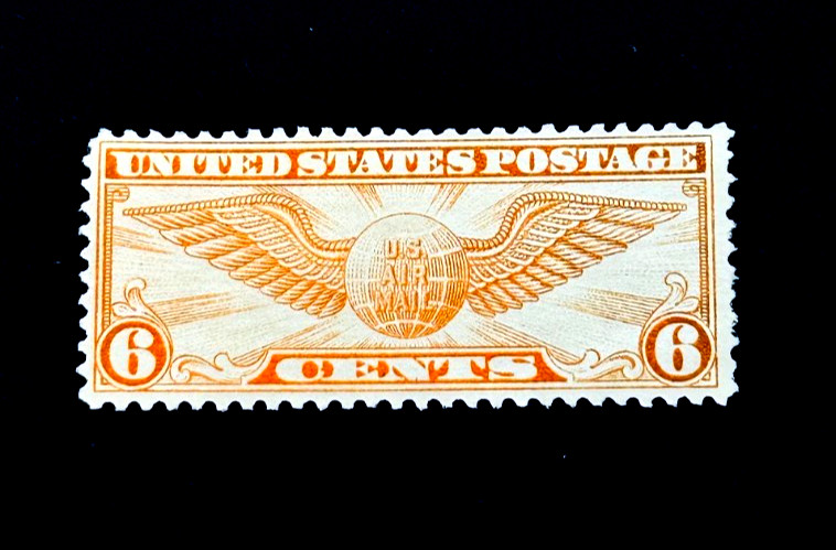 US Stamp - 1934 Winged Globe 6c Sn C19 Air Mail MNG r32