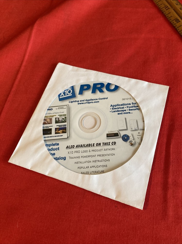 X10 Pro Lighting and Appliance Control Disc (read description)