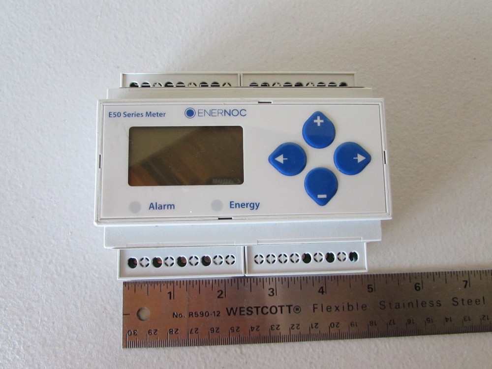 VERIS Enernoc DIN Rail Mount Compact Power Meter E50C2A-E5 E50 Series Made in US