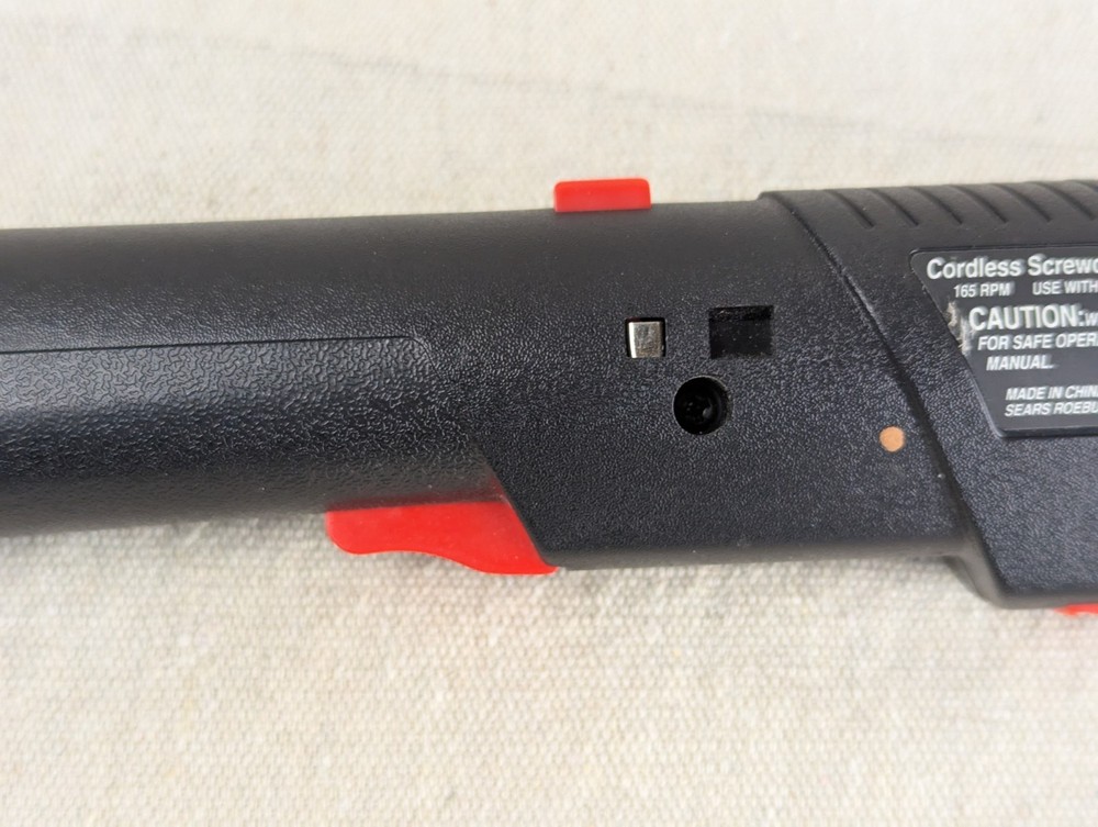 Sears Craftsman Cordless Screwdriver Adjustable Handle Model 315 Missing Cradle