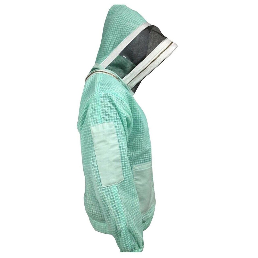 Clothes and Leather 3 Layer Beekeeping Ventilated Jacket Fully Protection Bee...