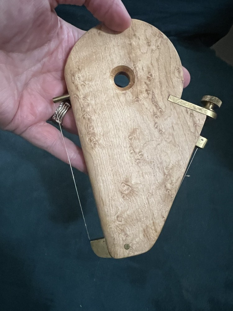 MCM Teak Wire Cheese Slicer